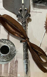 Fancy Quill Set (Black Feather)
