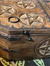 Load image into Gallery viewer, 3 Pentacle cupboard with metal accents