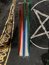 Load image into Gallery viewer, 6 pointed Yule star candle