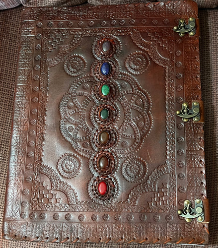 14”x18” Journal with 7 Stones