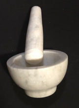 Load image into Gallery viewer, White Marble Mortar and Pestle