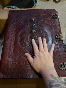14”x18” Journal with 7 Stones