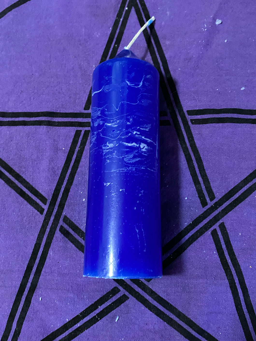 Blue 6” Altar Candle