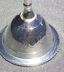 3” Silver colored brass bell (4 choices)