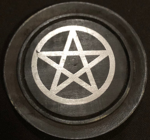 3” Wood Pentacle Altar Tile