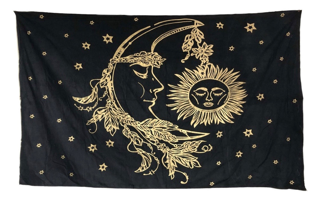 Moon and Sun Tapestry/Curtain